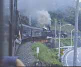 From the window of the steam train