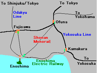 Shonan Area Map