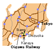 a map of central Japan