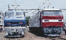 EF200 and EF500 exhibited at Shin-Tsurumi depot