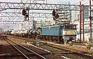 Tanker train led by EF65 89 approaching Nagoya station