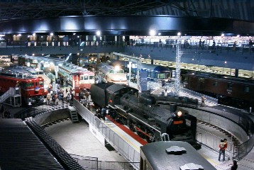 Railway Museum - general view with C57-135
