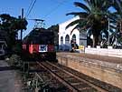 Inubo station with an impressive arch