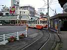 De 7072 pulling into Takaoaka-ekimae