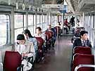 Interior of a Utsube/Hachioji Line train