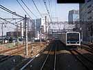 The Tokyo-like view with tall buildings continues even after entering the Kawasaki city area. 