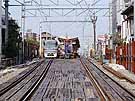 Reconstruction is still ongoing along the Meguro Line