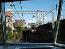 Approaching Shin-Nagoya on the Meitetsu Nagoya Main Line entering the underground section
