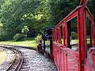 Cumbria rolls hauling an up-bound train