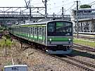 Yokohama Line 205 series at Nagatsuda