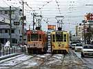 Hakodate tram's 715 and 723