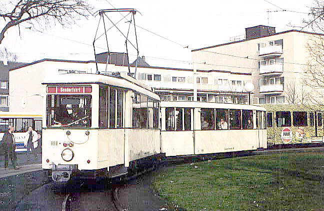 Essen, meter-gauge museum-tram
